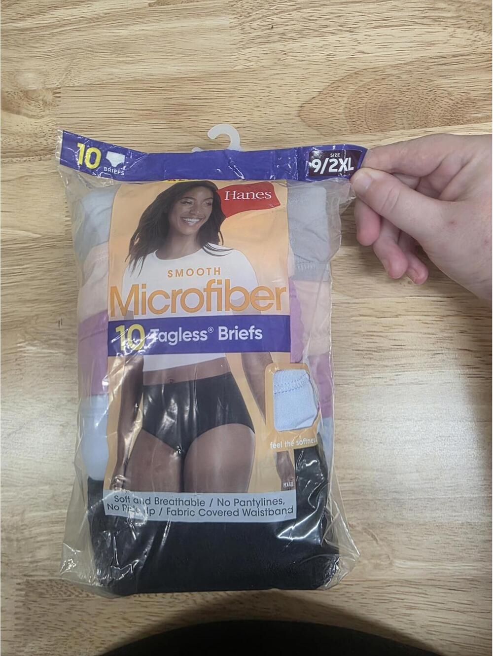 HANES COOL COMFORT MICROFIBER BRIEF 10‑PACK SIZE 9 / 2XL